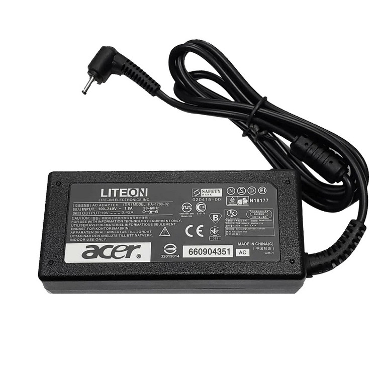 Charger acer 19V - 2.3A 45W smalpin Orginal