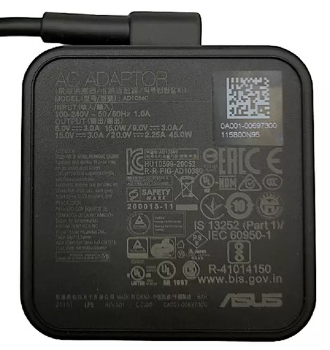 Charger asus 20V - 2.2A 45W type c Orginal
